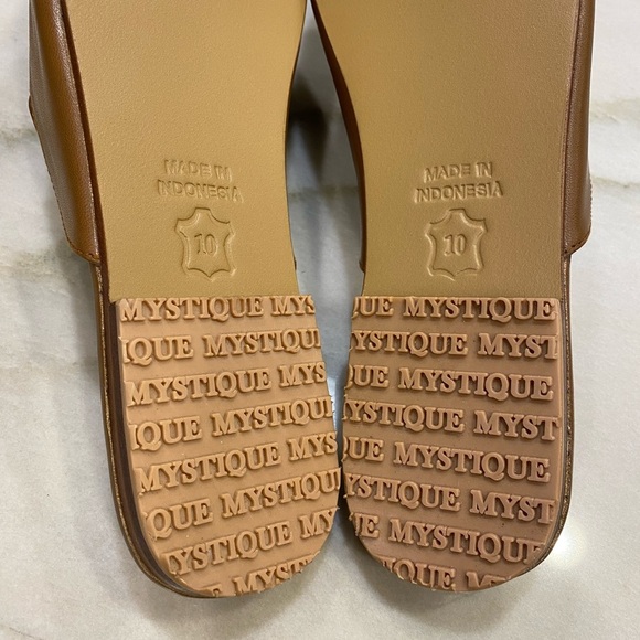 Mystique Mules Size 10 Brown Embellished Crystals NWOT - Picture 11 of 15